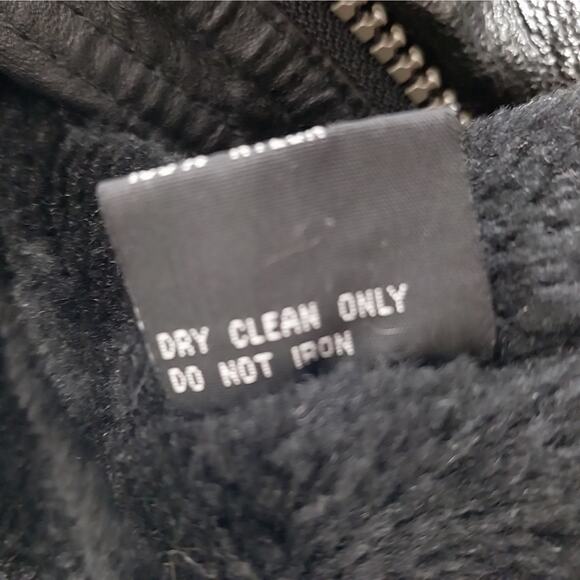 PRESTIGE LEATHER! BLACK GENUINE LEATHER BELTED WAIST HOODIE COAT, JACKET! SZ 2XL - Picture 14 of 15